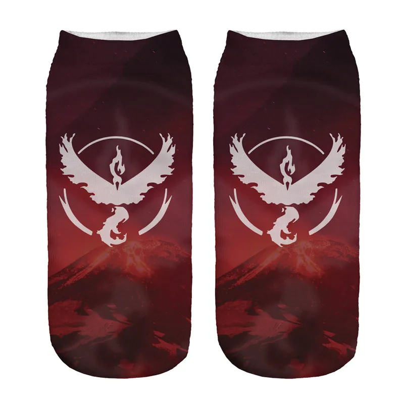 Носки с объемным принтом животных аниме недорогие короткие милые летние