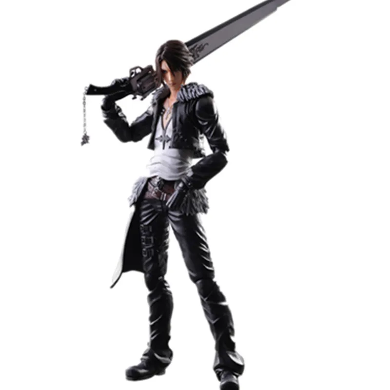 Белый Final Fantasy Play Arts Kai фигурка 250 мм облако Sephiroth Squall ПВХ Коллекция игрушек аниме модель Фигурка Play Arts Kai - Цвет: Белый