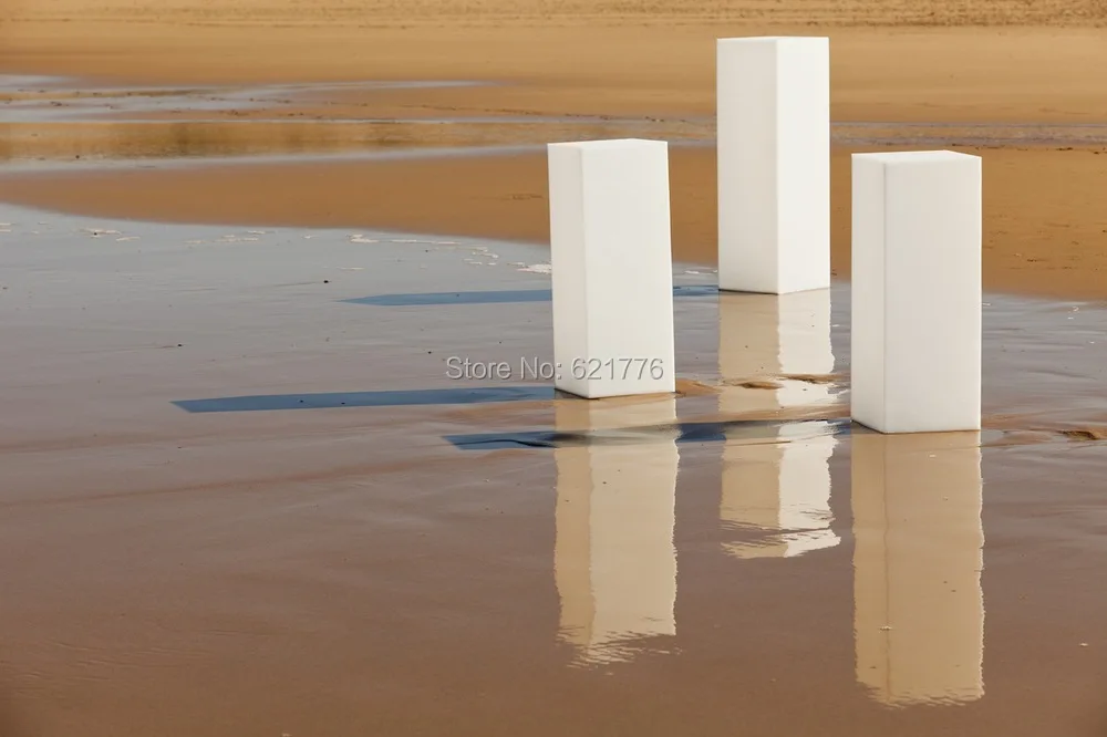 D30*H192 CM HOT!LED square light tower rechargeable Floor lamp colonne lumineuse led block colorful column | Лампы и освещение