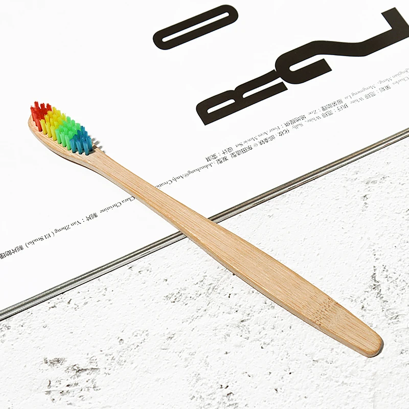 Зубная щетка из бамбука с мягкой щетиной деревянной ручкой|toothbrush soft|bamboo toothbrushsoft