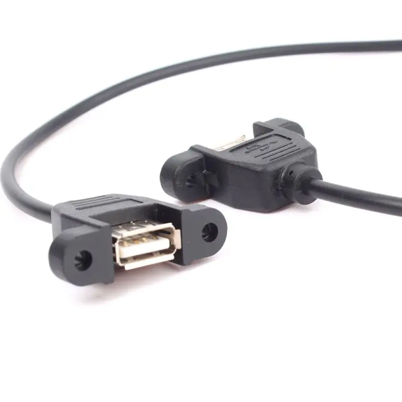 Мини usb 5pin Женский к USB 2 0 B гнездо панель принтера крепление 50 см кабель #69720|to usb|mini