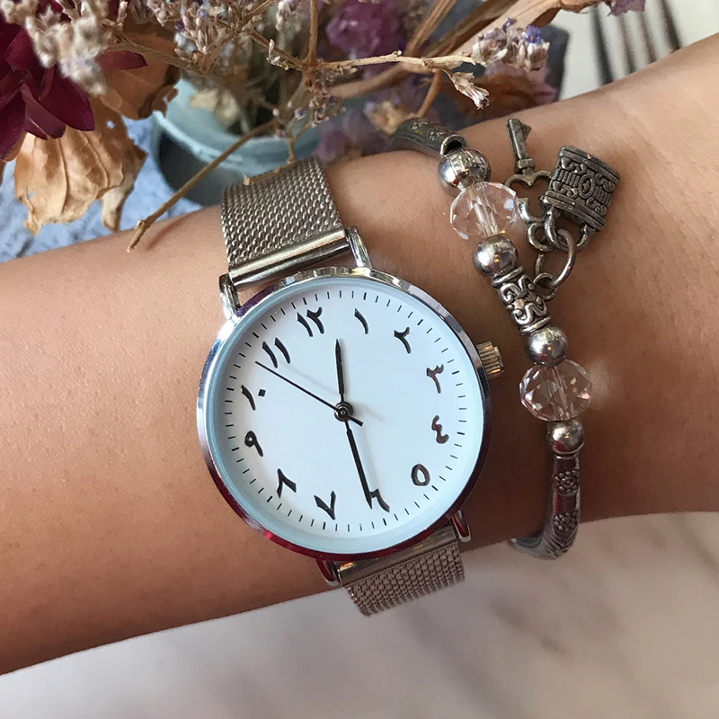 Роскошные BGG Марка уникальные арабские цифры 2017 белые черные часы для влюбленных