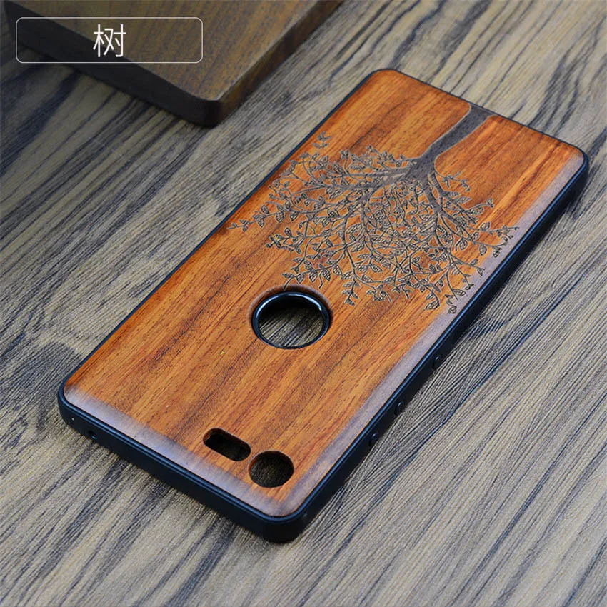 2019 New For Smartisan nut pro 2s Case Slim Wood Back Cover TPU Bumper 2 s Phone Cases |