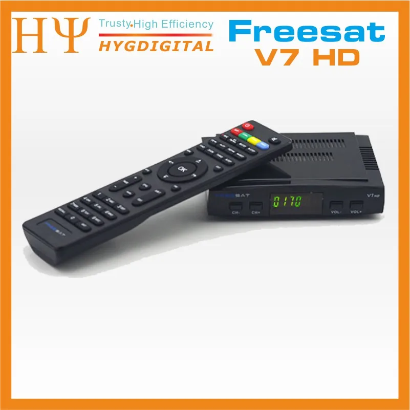 2PCS Freesat V7 with USB WIFI satelite DVB-S2 Support CCcam necamd powervu youtube Satellite Receiver freesat v7 S2 | Электроника