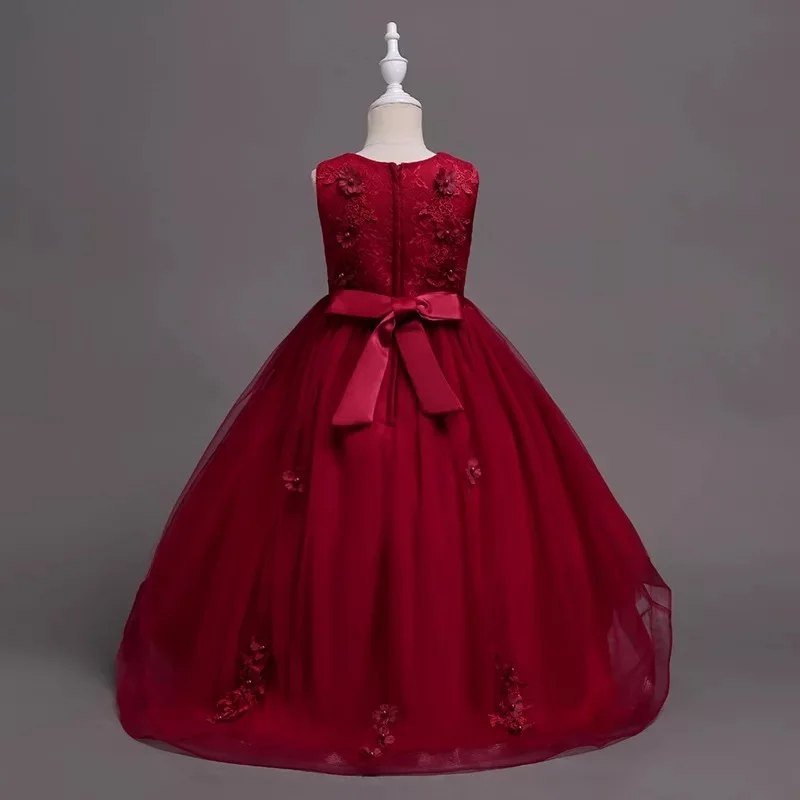 Детское платье для девочек крещения день рождения детей свадьба крещение одежда