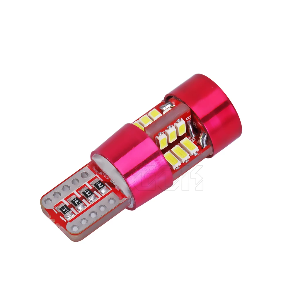 10 x T10 автомобильный светодиод W5W LED Canbus t10 27 светодиодный 3014 SMD 12 в стайлинг боковой