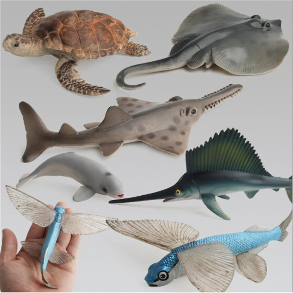 Оригинальный океан sealife животное фигурка животных игрушка Акула Осьминог