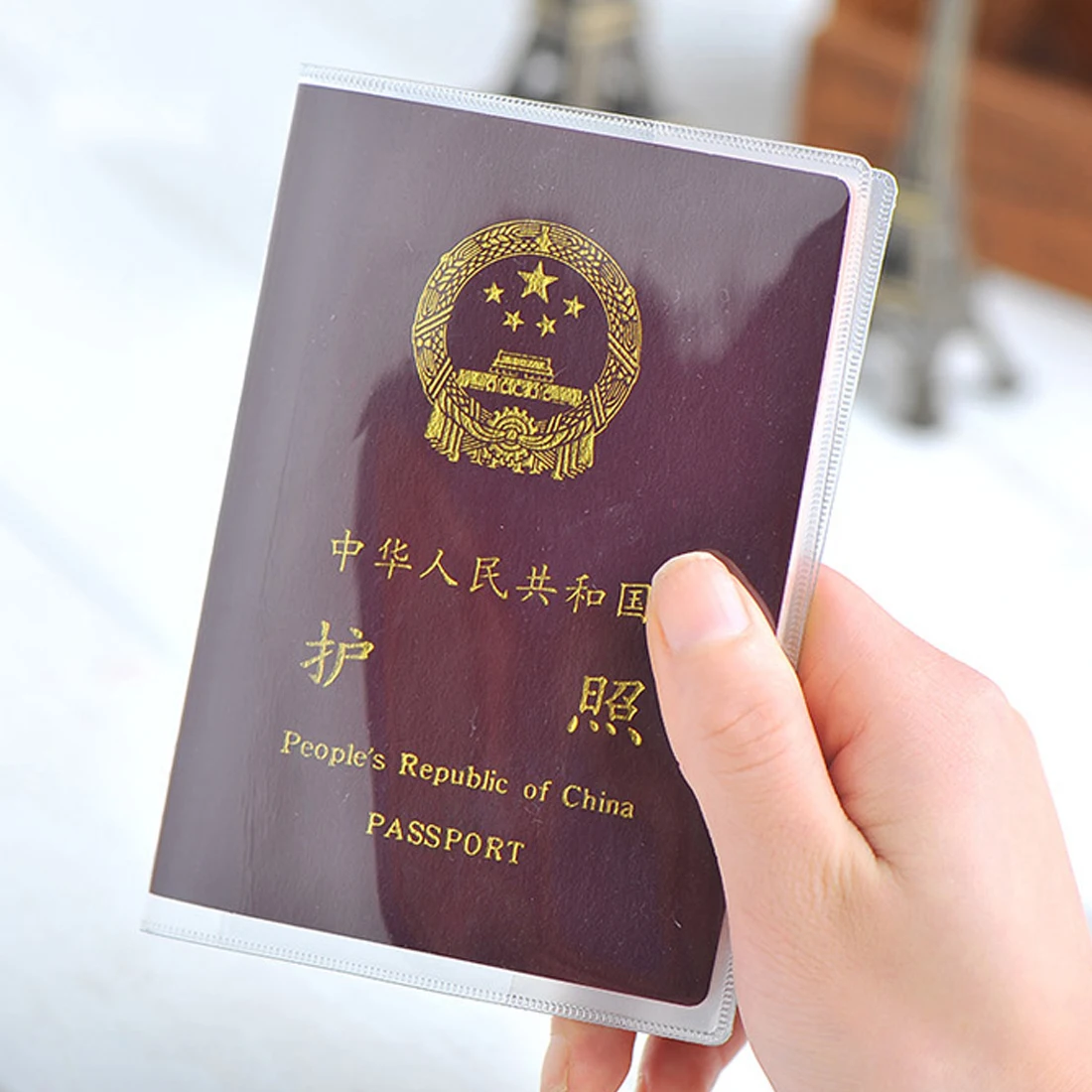 Силиконовые прозрачные водонепроницаемые держатели для ID карт Обложка паспорта