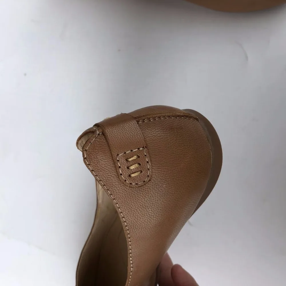 Careaymade-на весну 2019 г. новые туфли из натуральной кожи с верхним слоем нежные ручной