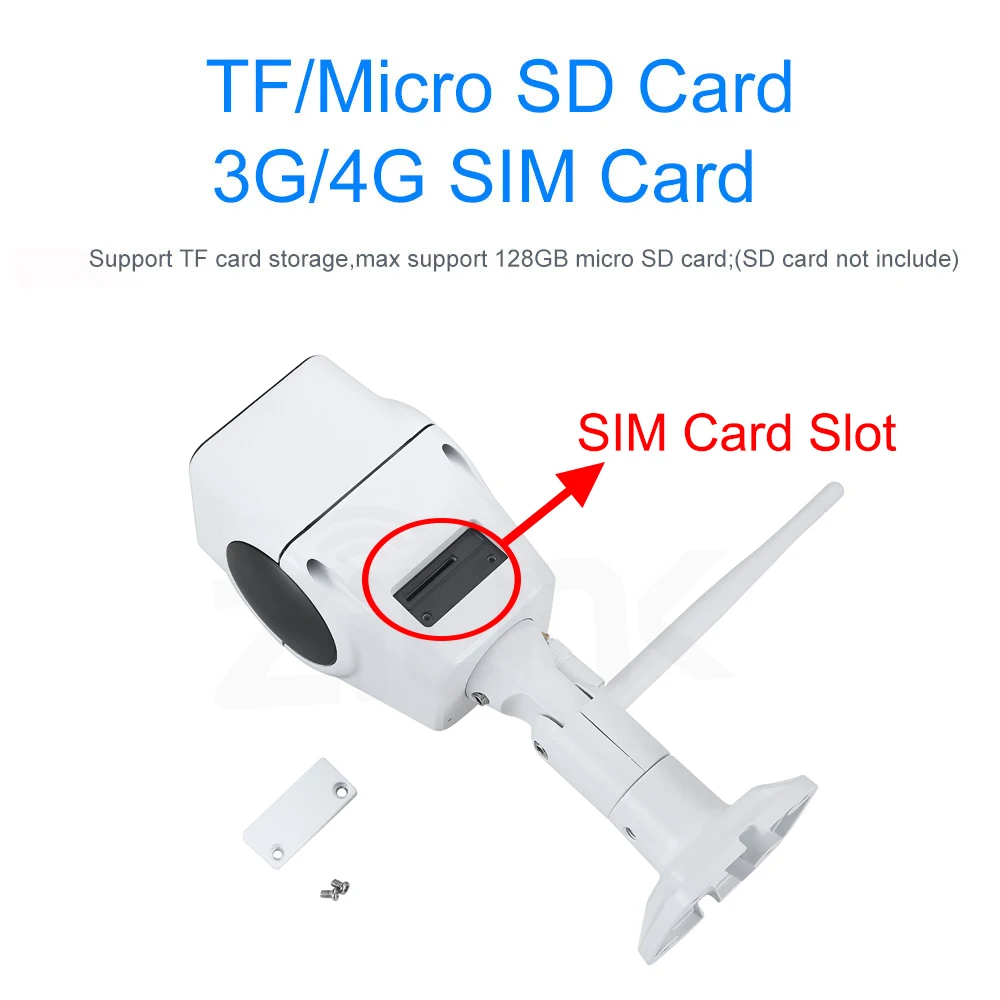 1080P 4G sim-карта IP камера для улицы 720P HD Водонепроницаемая беспроводная камера безопасности ИК ночного видения CCTV камера с поддержкой P2P CAMHI
