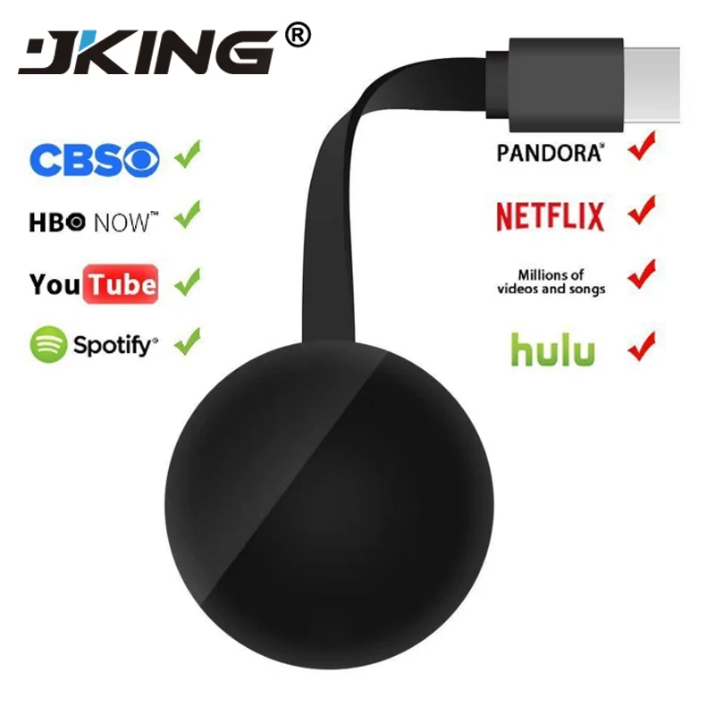 JKING G5 Miracast tv Stick HDMI Wifi Дисплей приемник видео для Netflix YouTube Mirroring stick airplay|SmartTV-стики и