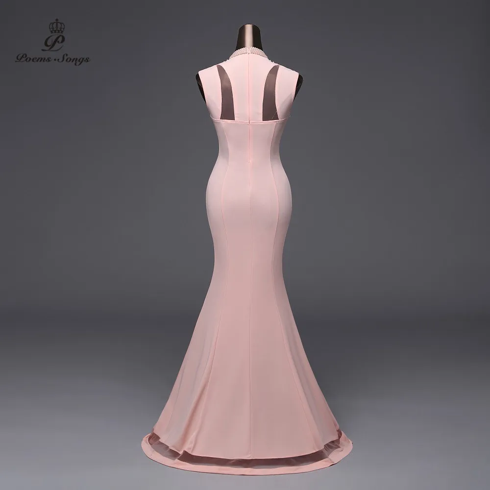 Стихи песни индивидуальное вечернее платье vestido de festa longo элегантное роскошное розовое длинное платье с пайетками длинное платье невесты