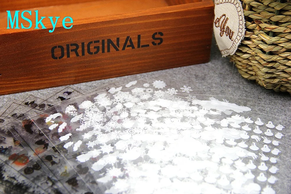 MSkye DIY Кристальный клейкий материал прозрачная наклейка крыло 1 черная Алиса 2