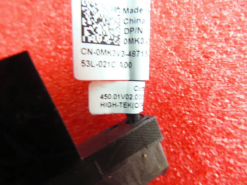

original for 13 7347 7348 CN-0MK3V3 0MK3V3 MK3V3 450.01V02.0001 hdd cable hard drive connector