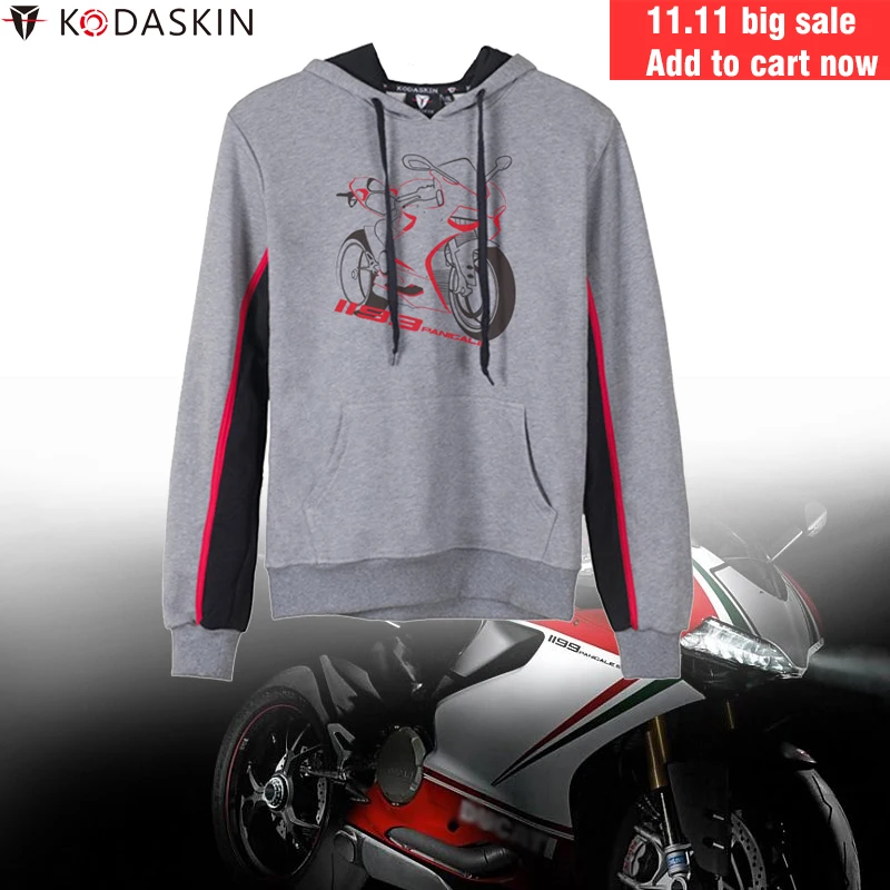Толстовки KODASKIN Racer с капюшоном для мотогонок команда Moto GP толстовки Ducati Panigale