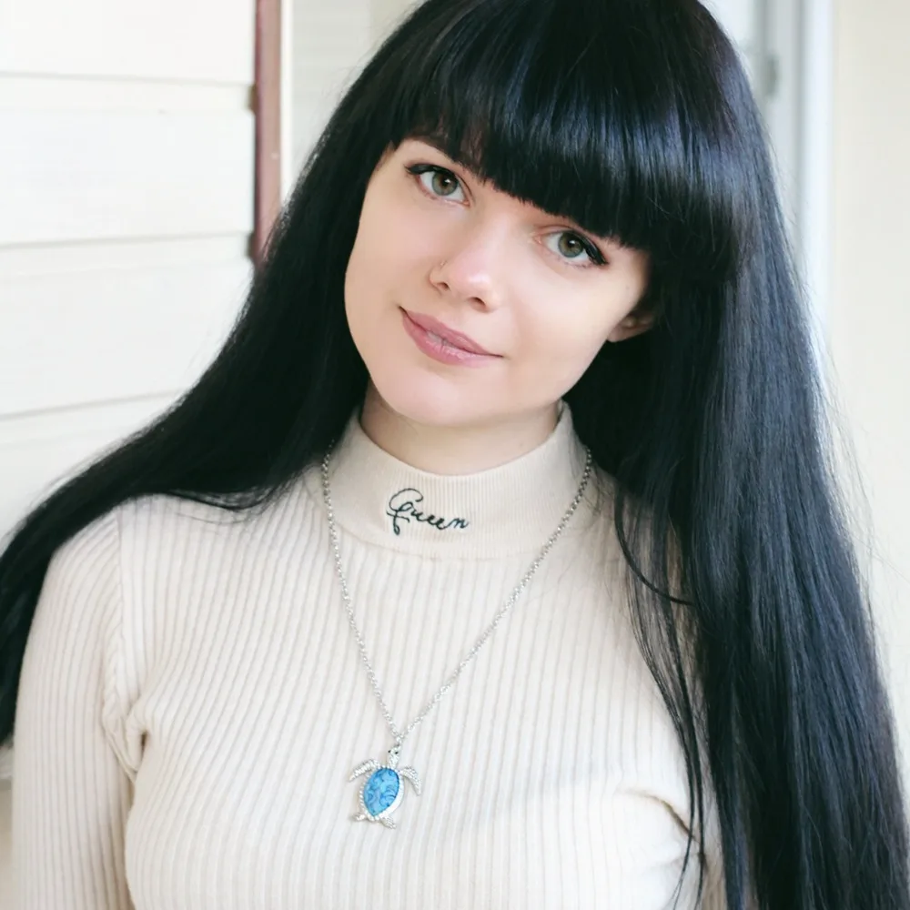 Ожерелье с подвеской в виде морской черепахи стразы | Украшения и аксессуары