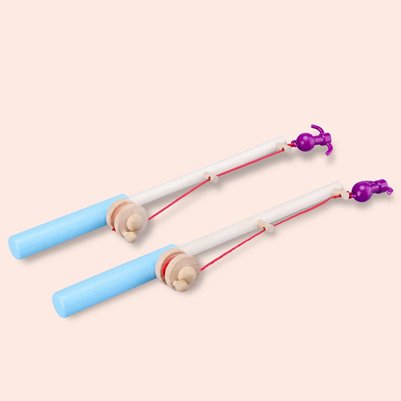 Прямая поставка 30 шт. рыболовные магнитные игрушки для рыбалки бочка 2 удочки