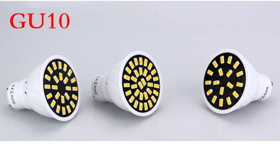 GU10 светодиодный диодный лампочка E27 MR16 110 В 220 В 4 Вт 6 Вт 8 Вт SMD 5733 чип 18 24 32 светодиодный прожектор без мерцания энергосберегающая лампа