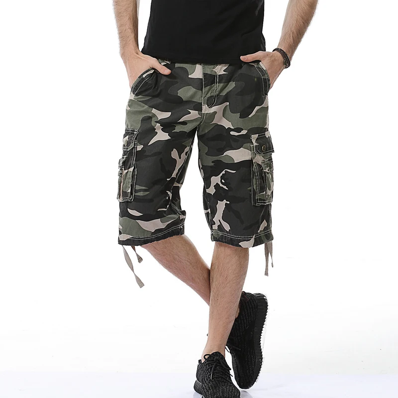 

Nice Cargo Shorts Men Pop Sale Casual Camouflage Vogue Outwear Brand Clothing Cotton Quality Fashion Army Work Shorts Men