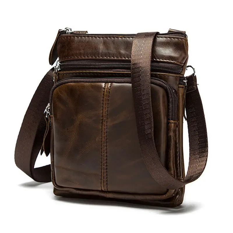 Лидер продаж новые модные мужские сумки из натуральной кожи маленькая сумка