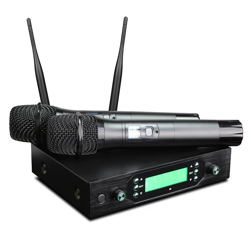 Профессиональная поддержка регулировки UHF Беспроводная микрофонная система XLR