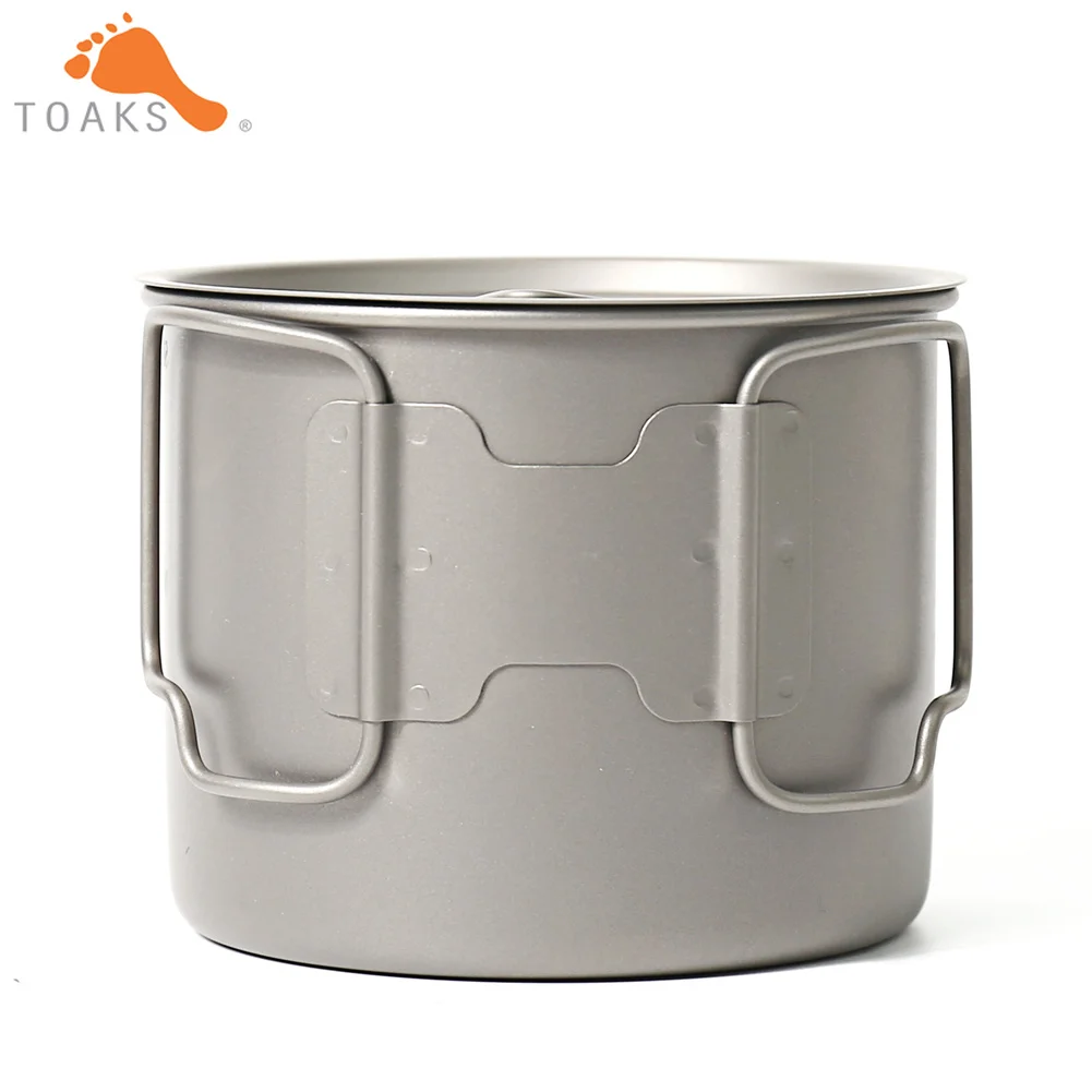 Кружка TOAKS POT 550 из чистого титана Ультралегкая уличная кружка с крышкой и