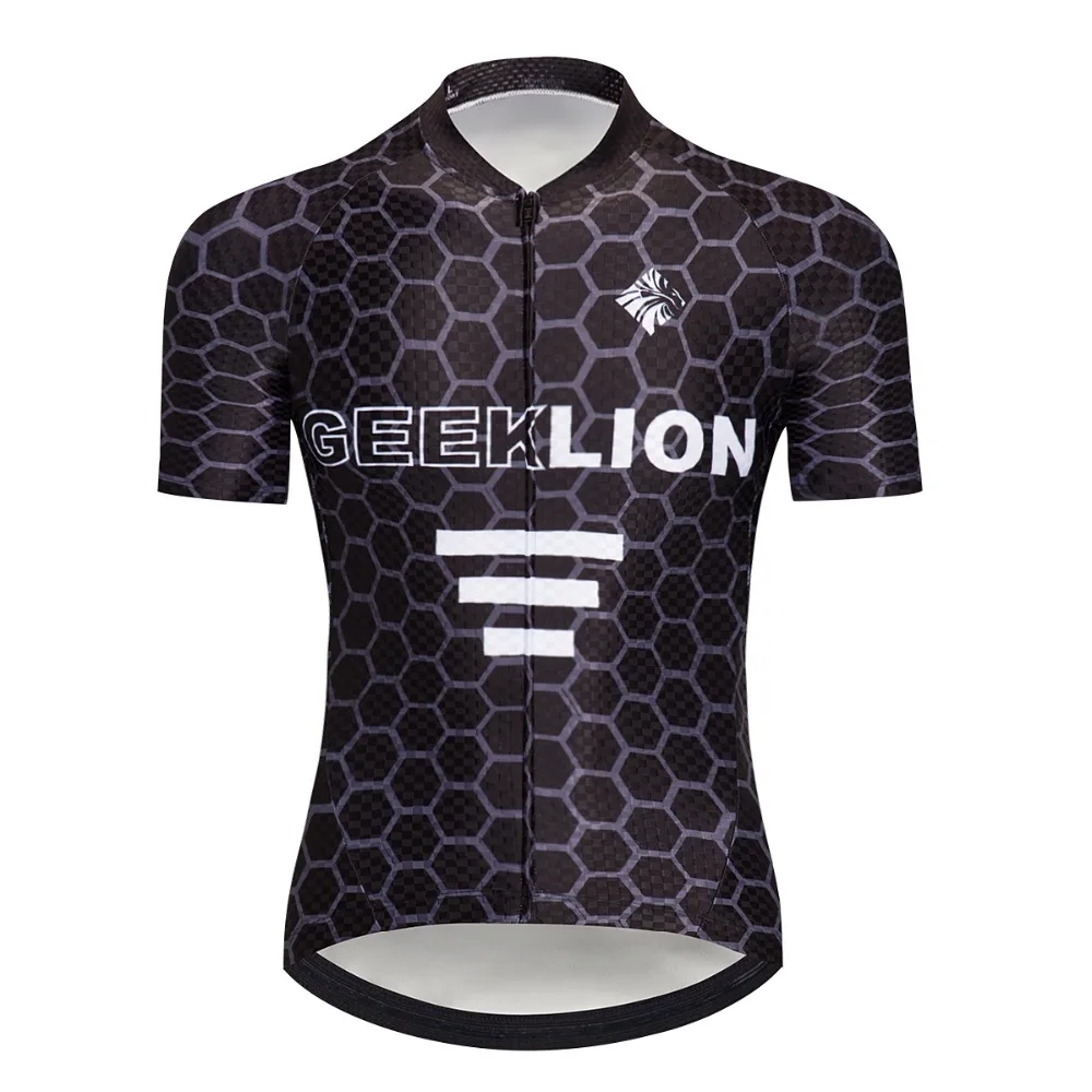 Высокоэластичная Спортивная веломайка Geeklion 100% полиэстер велосипедная футболка