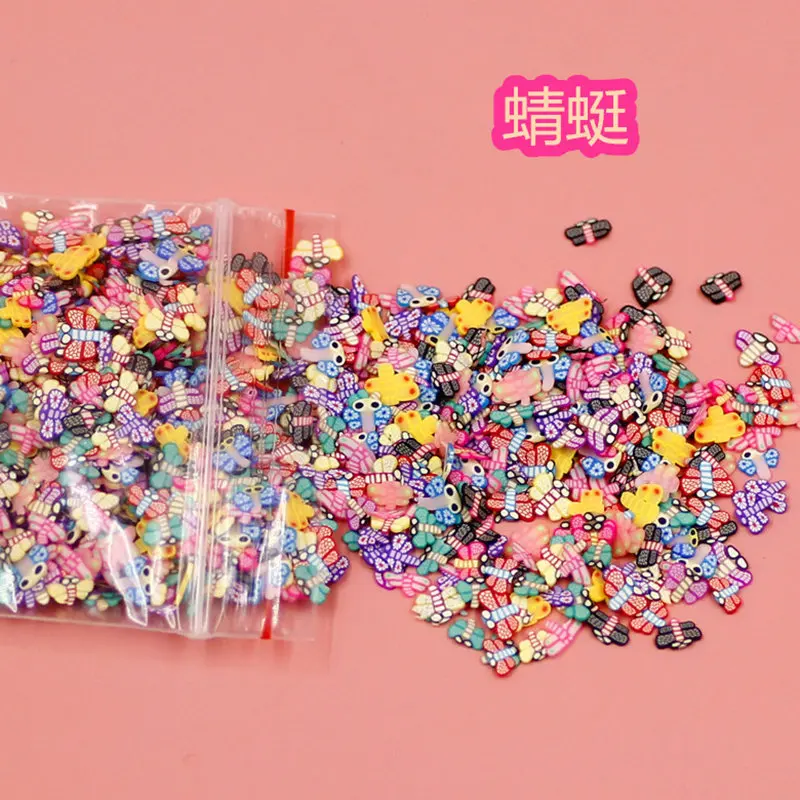 1000PCS Toy - 6 1000 шт., сделай сам, Декор, фруктовые животные, торт, полимерная глина, игрушка, клейкие аксессуары, украшение, желе, грязь, ручная резинка, полимерная глина, игрушки, подарок - Цвет: 1000PCS Toy - 6