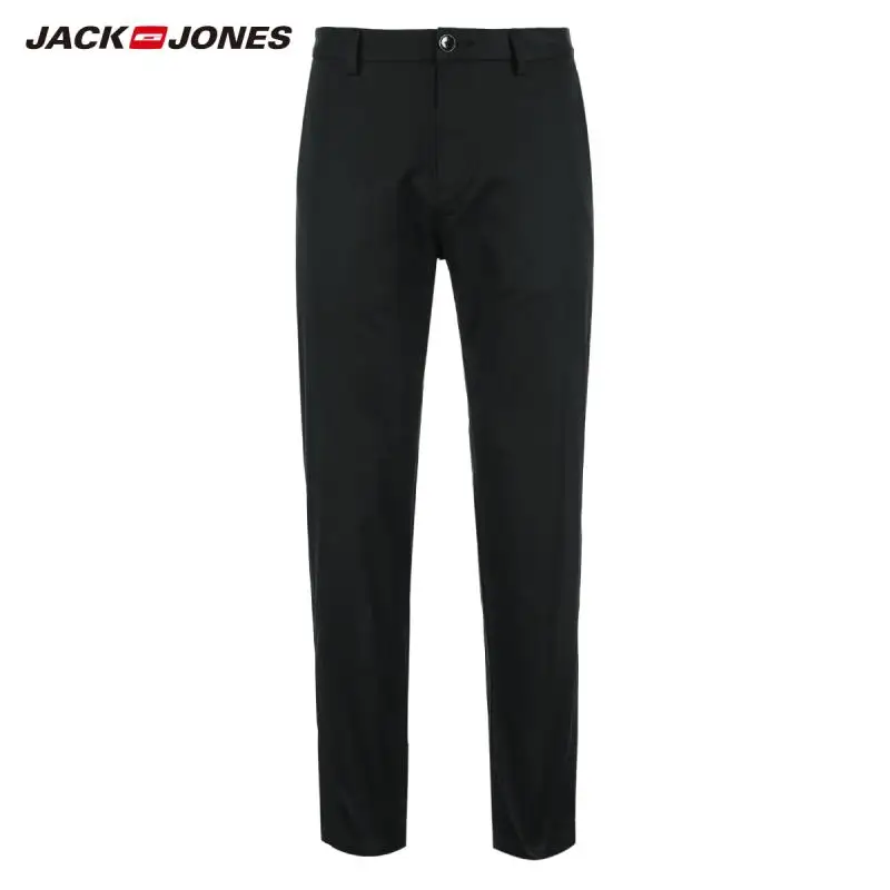 JackJones Men's 100% Cotton Slim Fit Casual Pants E|218114540 | Мужская одежда