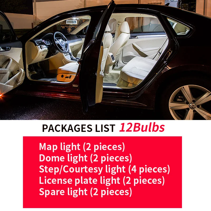 12 шт. Автомобильные светодиодные лампы для Mazda 6 2003 2004 2005 2006 2007 2008|Сигнальная лампа|