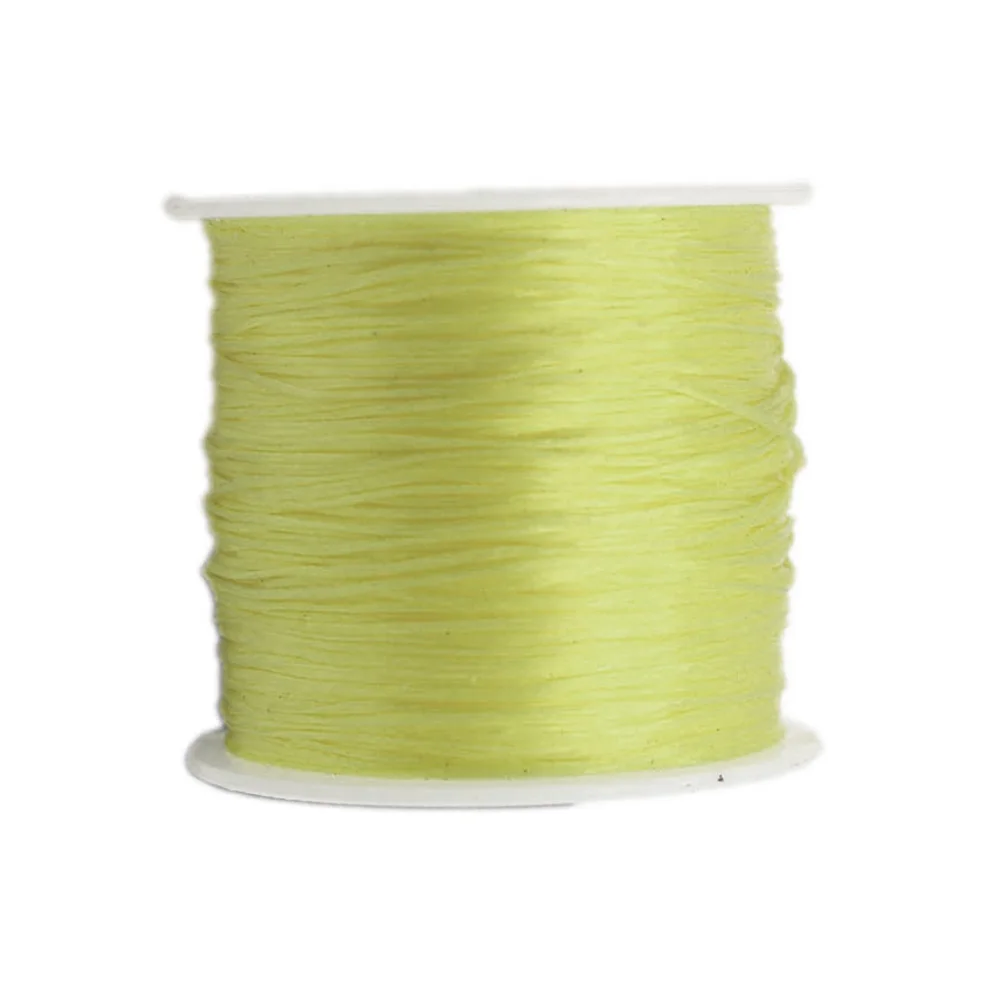 light green DIY Вощеная швейная нить сшитая Кожа ремесло браслет аксессуары Пряжа - Цвет: light green