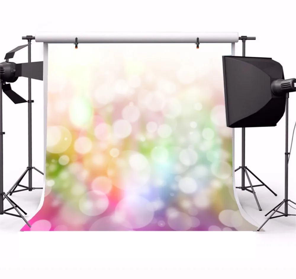 Laeacco Dreamy Polka Dots Light Bokeh Love Party Decor Baby Child Portrait Photographic Backgrounds Photo Backdrops Studio | Электроника