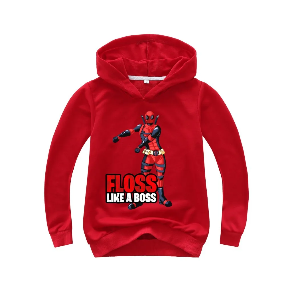 DLF/От 2 до 16 лет толстовка с капюшоном надписью Like A Boss детская одежда толстовки для