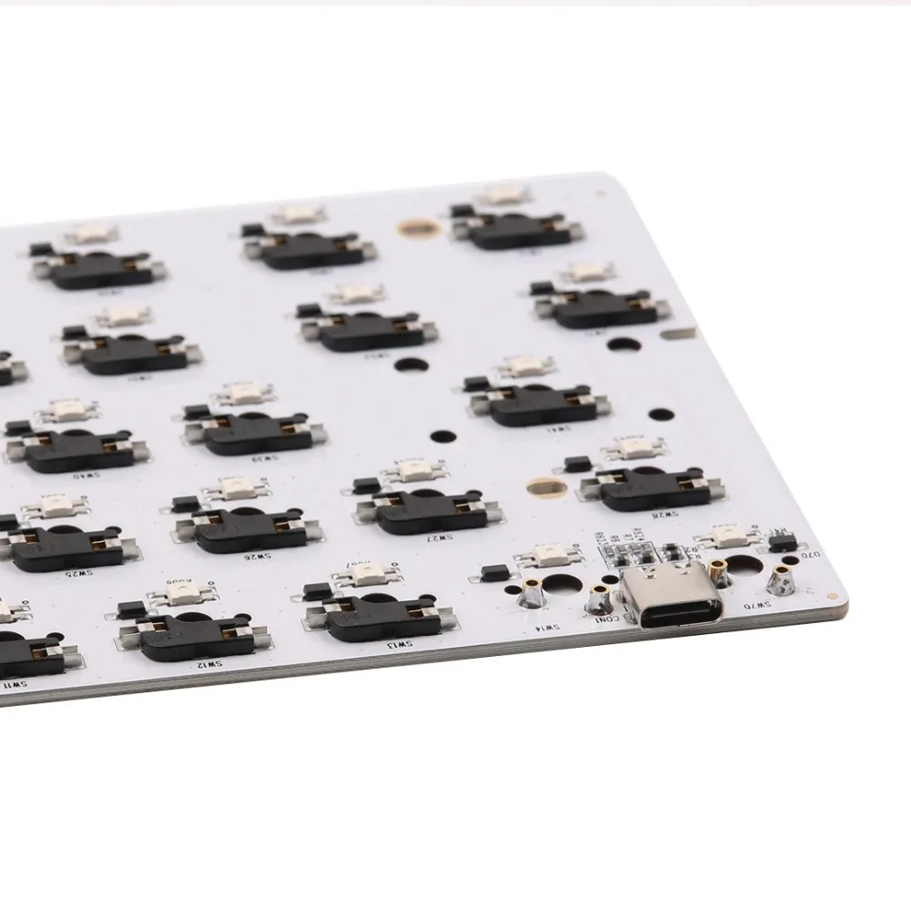 KBD6X RGB V2 PCB WKL Горячая замена двойной type C на печатной плате для 60% механическая