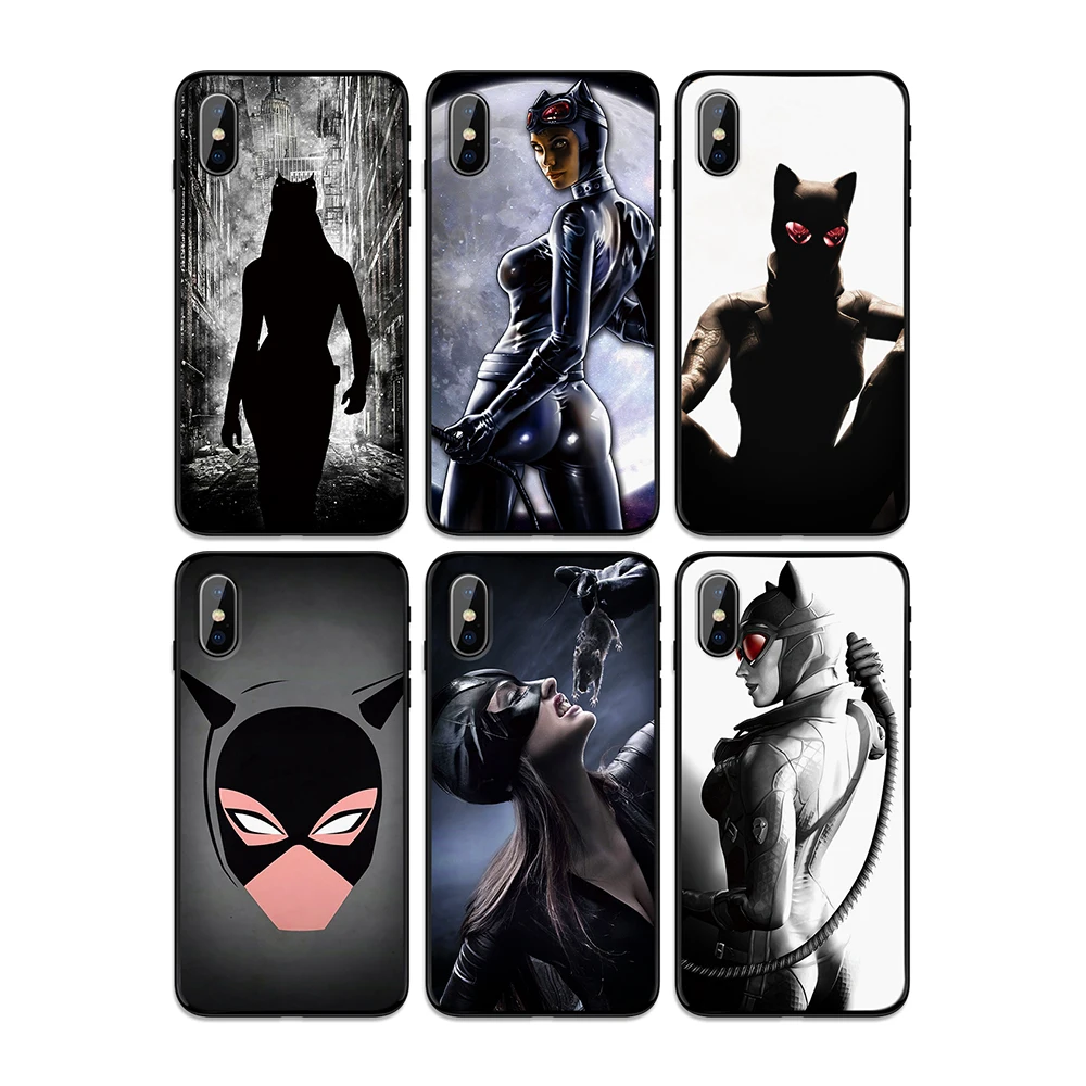 Аниме Сексуальная Женщина-кошка и Бэтмен Мягкая термополиуретановая