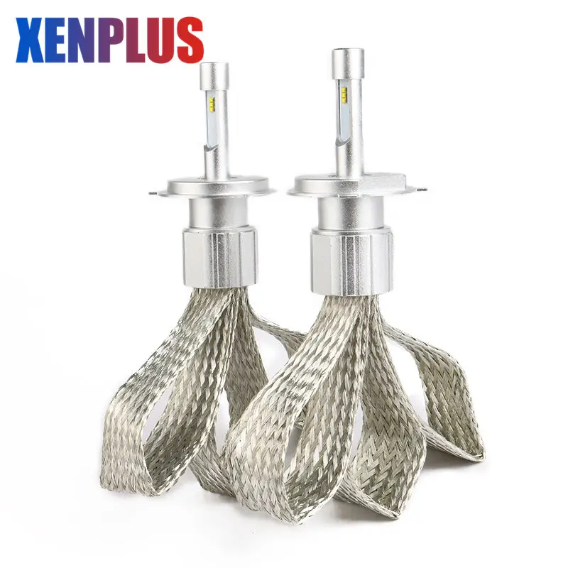 

Xenplus 2pcs Headlight LED H4 H7 H11 D2S H1 H3 H9 H8 9005 HB3 HB4 9004 9007 H13 H27 880 Car light 8000LM ZES 60W 12V Fog lamp