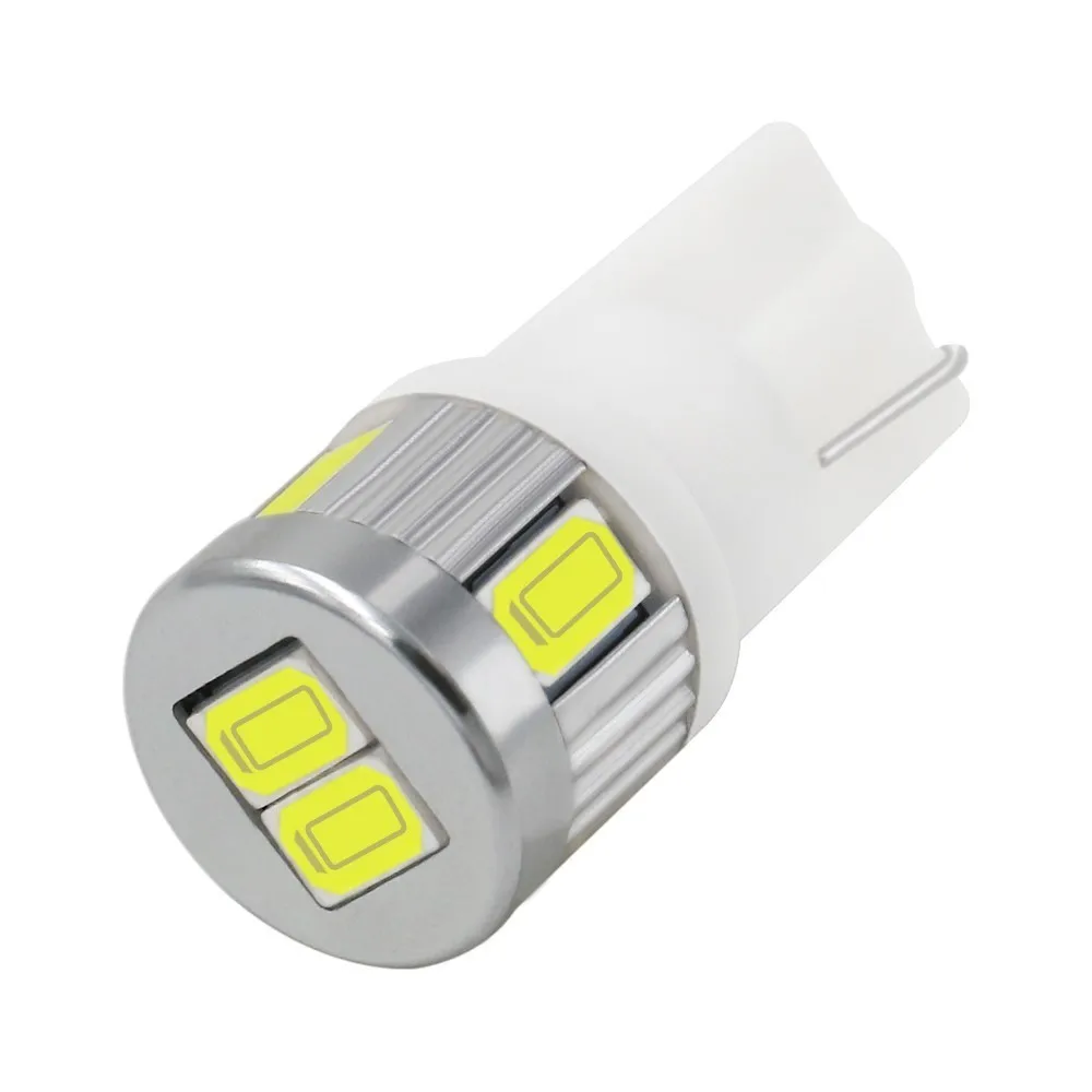 1 шт. T10 W5W 194 5730 СВЕТОДИОДНЫЙ Автомобильный ЛАМПОЧКА 6 SMD автомобильный боковой