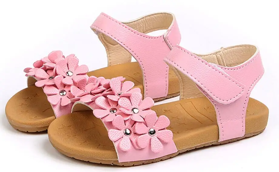 Детские сандалии с цветочной подошвой для девочек|Сандалии| |