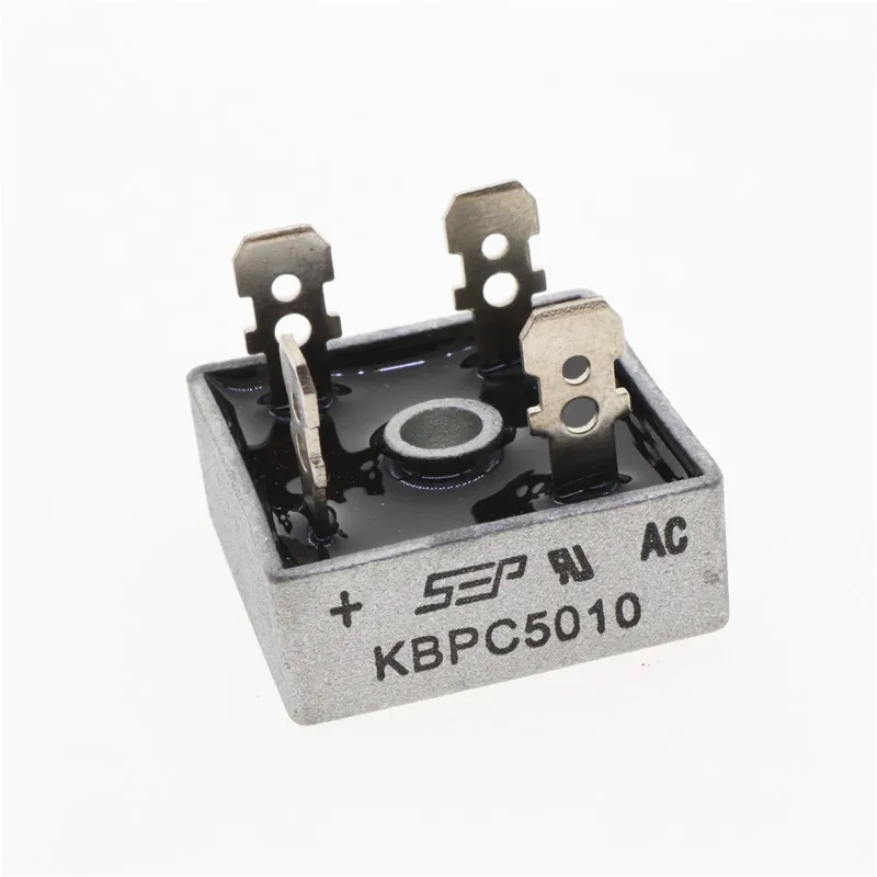 1 шт. KBPC 5010 1000 Вольт Мостовой выпрямитель 50 Ампер А Металлический Чехол В диодный