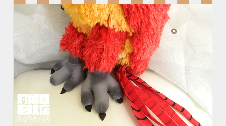 Плюшевые игрушки Poseable Fawkes плюшевая кукла в подарок на день рождения бесплатная