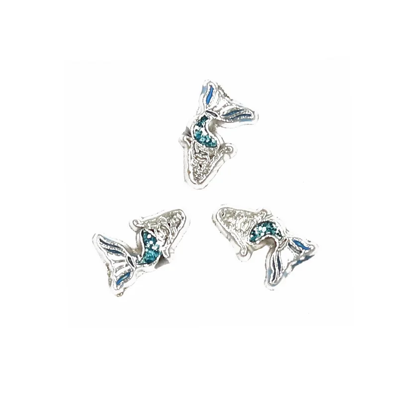 Free Shipping 20pcs Enamel Mermaid Floating Charms Fit For Glass Living Memory Lockets Gifts | Украшения и аксессуары