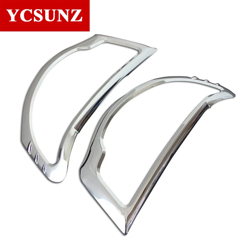 CHROME Матовая черная накладка на фары для Mitsubishi L200 Triton 2006 2007 2008 2009 2010 стайлинга автомобилей - Цвет: CHROME