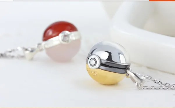 Pokeman Pocket Monster Pokeball мяч GS Pendent 925 пробы Серебряный | Украшения и аксессуары