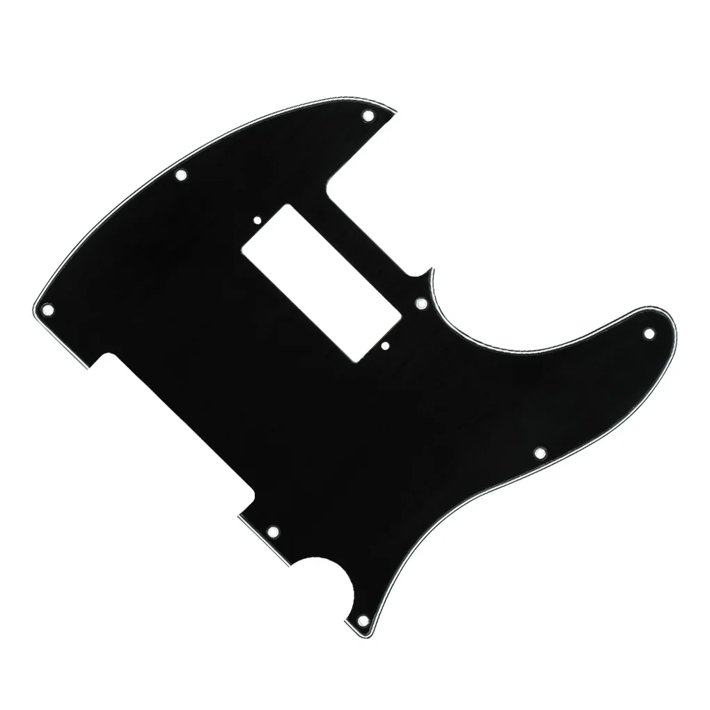 Мини-хамбакер Guiatr Pickguard черный ПВХ 3-слойный с винтами для гитарных частей и