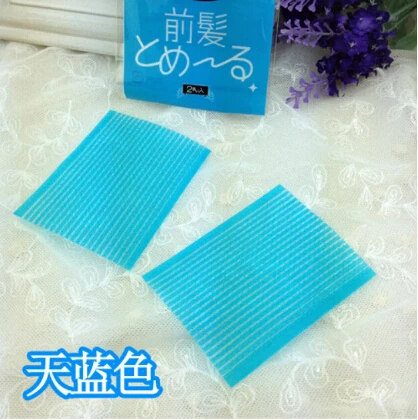 2015 4*bags(8pieces) hot sell Bangs fixed Seamless Magic Paste Posts Hair Sticker Clip Tape Fringe Patch random cdlz0407 |