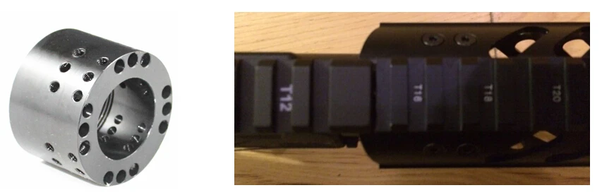 Vector Optics GEN 2 Rifle 15 дюймов свободный поплавок 223 ключа крепление на рельс со съемными