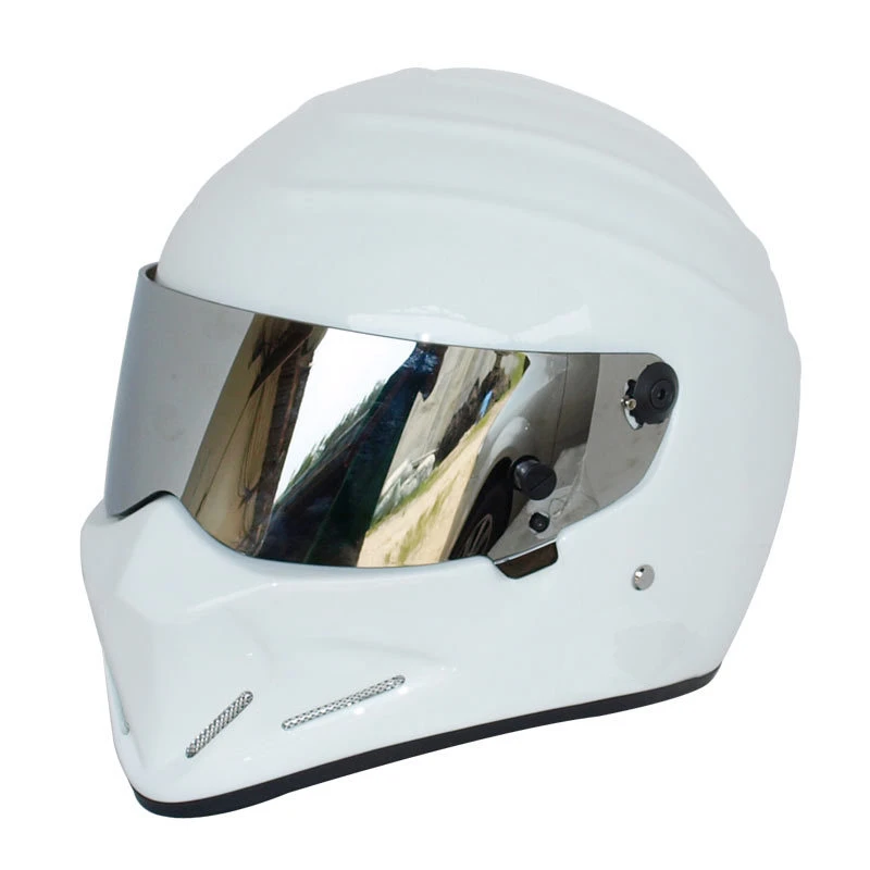 MJMOTO 2018 Новый Полнолицевой мотоциклетный шлем из ФАП для TopGear Стига Casco Симпсона 5