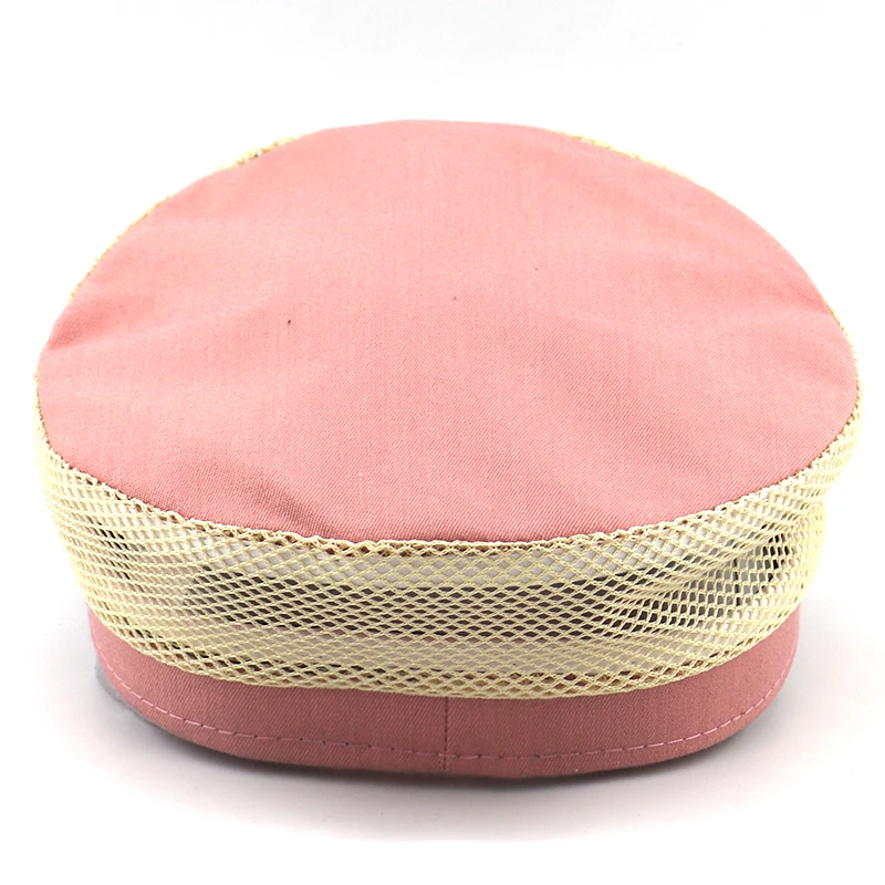 

women men fashion mesh beret cotton fixed navy hat spring Autumn berets cap high quality all matched