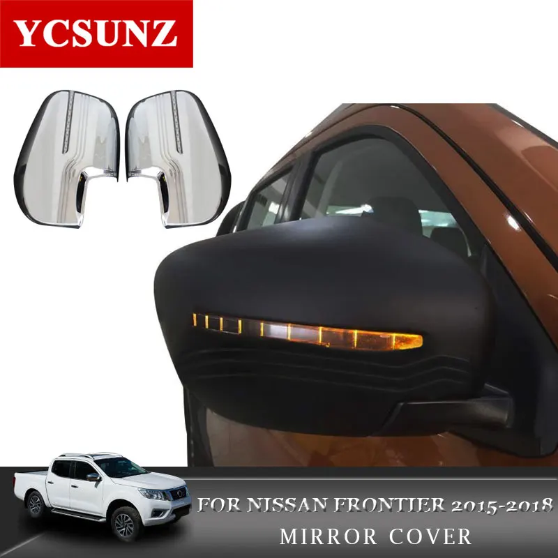 Зеркальная Крышка для Nissan Frontier 2019 крышка дверного зеркала Navara NP300 2015 указателя