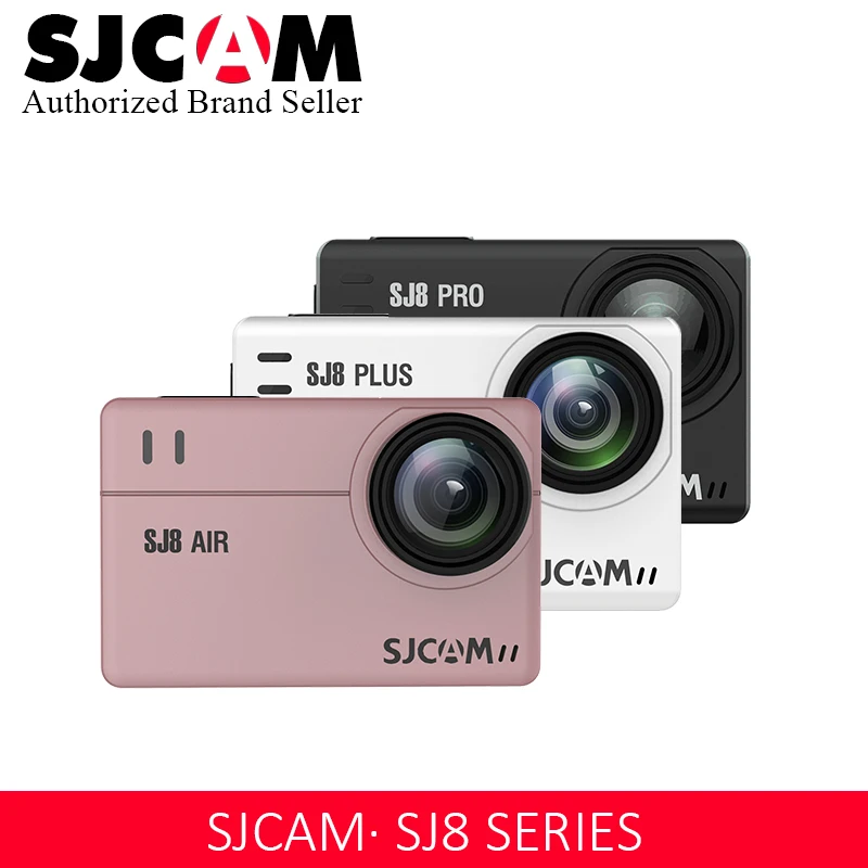 В наличии! SJCAM SJ8 Pro/SJ8 Plus/SJ8 Air Экшн камера 1296P 4K 30fps/60fps Спортивная DV с дистанционным